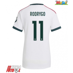 Real Madrid Rodrygo Goes #11 Primera Equipación Mujer 2026-27 Manga Corta